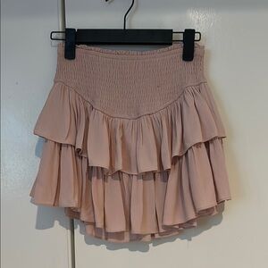 Pink Ruffled Rock N Rags Women's Skirt